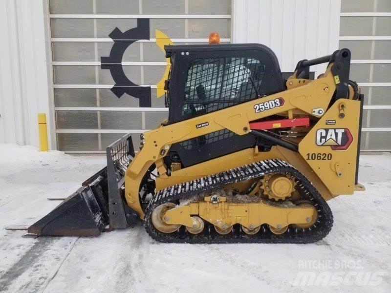 CAT 259D3 Minilæsser - skridstyret