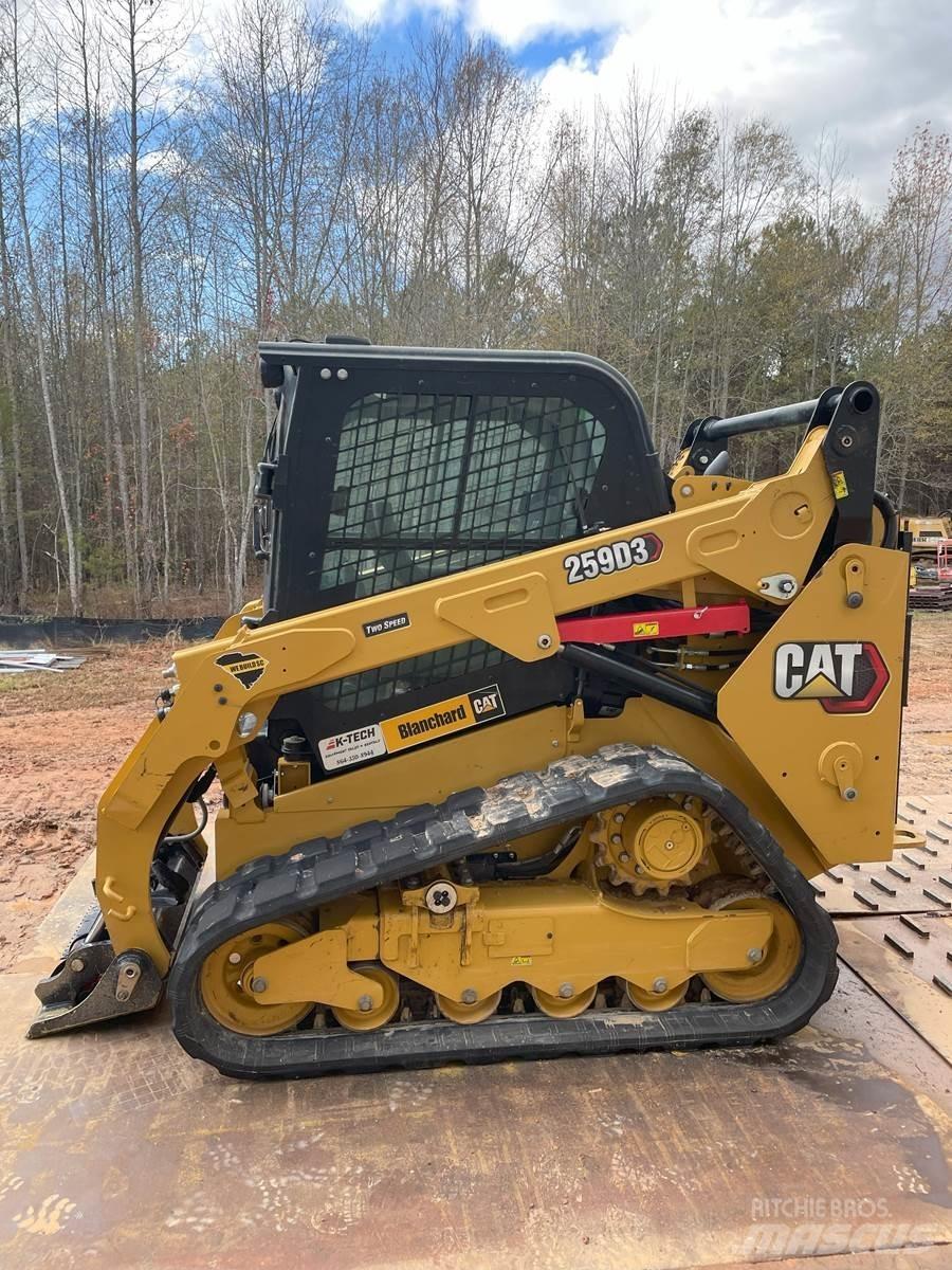 CAT 259D3 Minilæsser - skridstyret