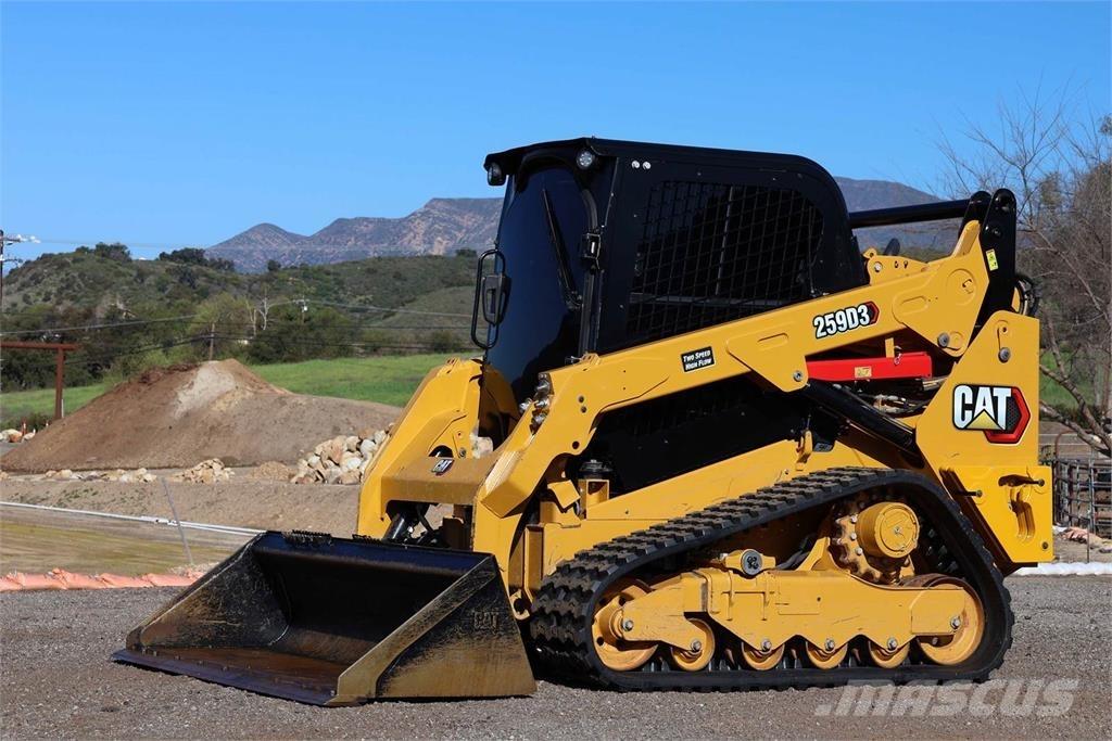 CAT 259D3 Minilæsser - skridstyret