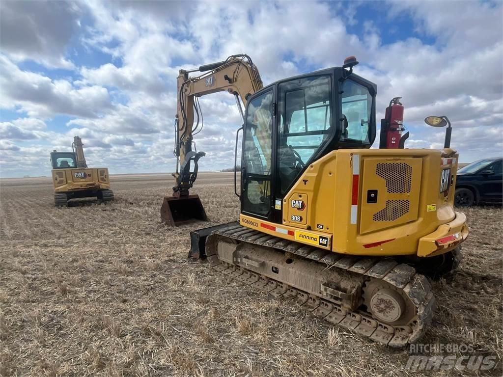 CAT 308CR Gravemaskiner på larvebånd