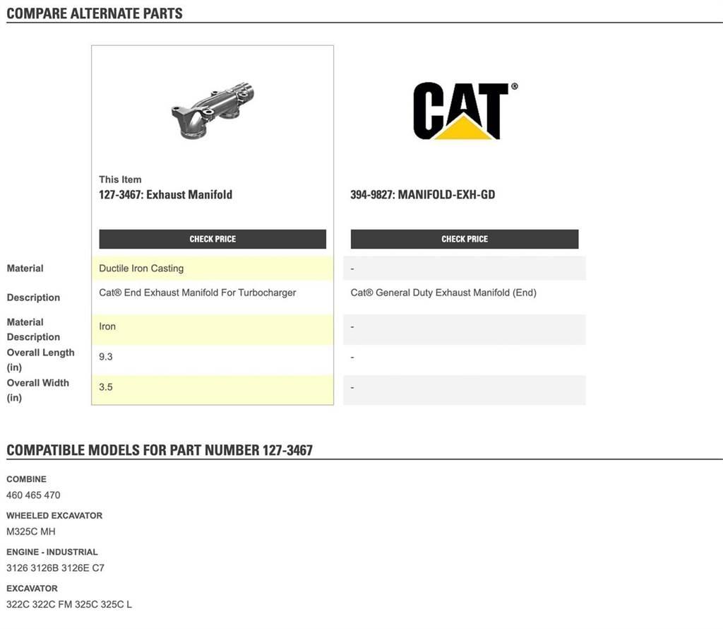 CAT 3126 Transport – Andet