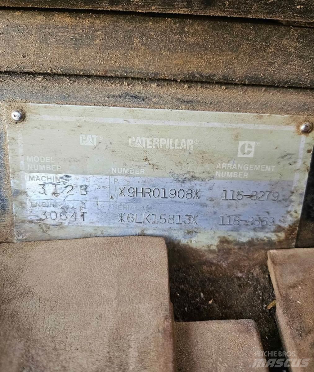 CAT 312B Gravemaskiner på larvebånd