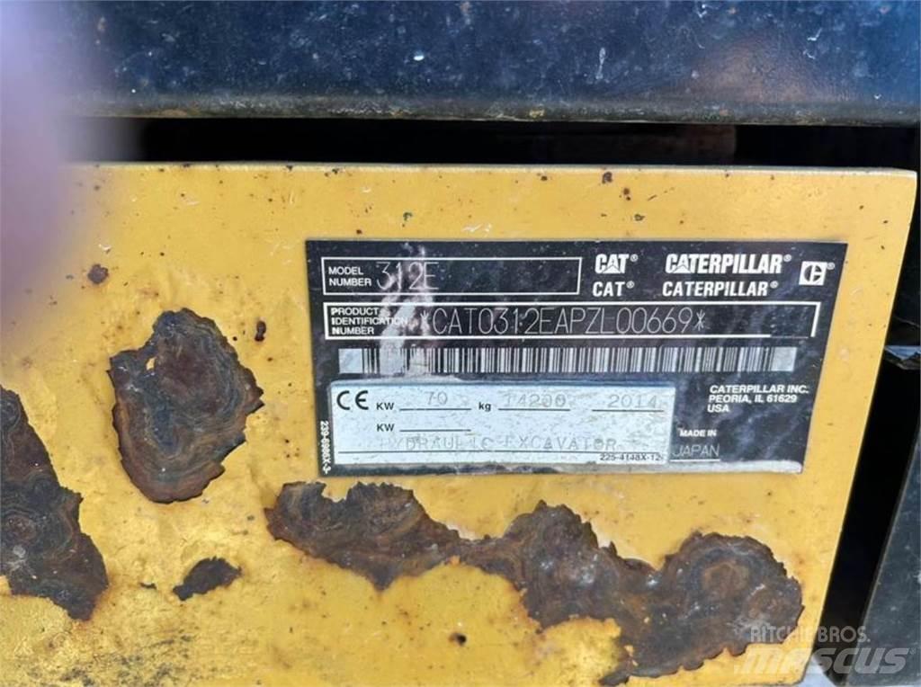 CAT 312E Gravemaskiner på larvebånd