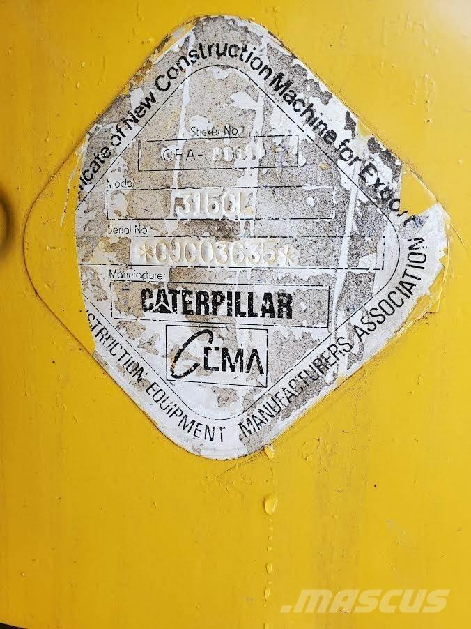 CAT 315CL Gravemaskiner på larvebånd