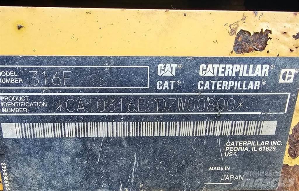 CAT 316EL Gravemaskiner på larvebånd