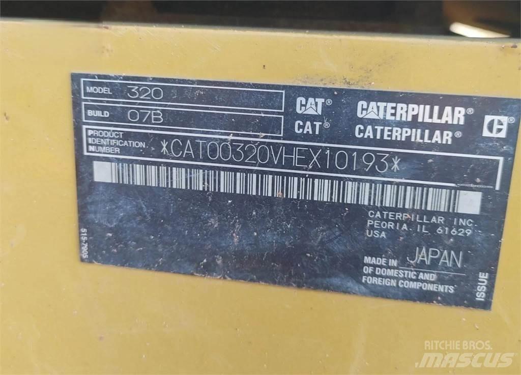 CAT 320 Gravemaskiner på larvebånd