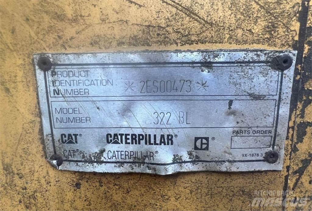 CAT 322BL Gravemaskiner på larvebånd