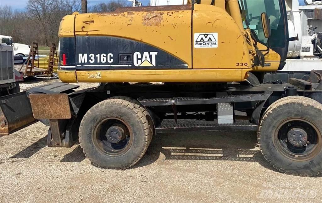 CAT M316C Gravemaskiner på hjul