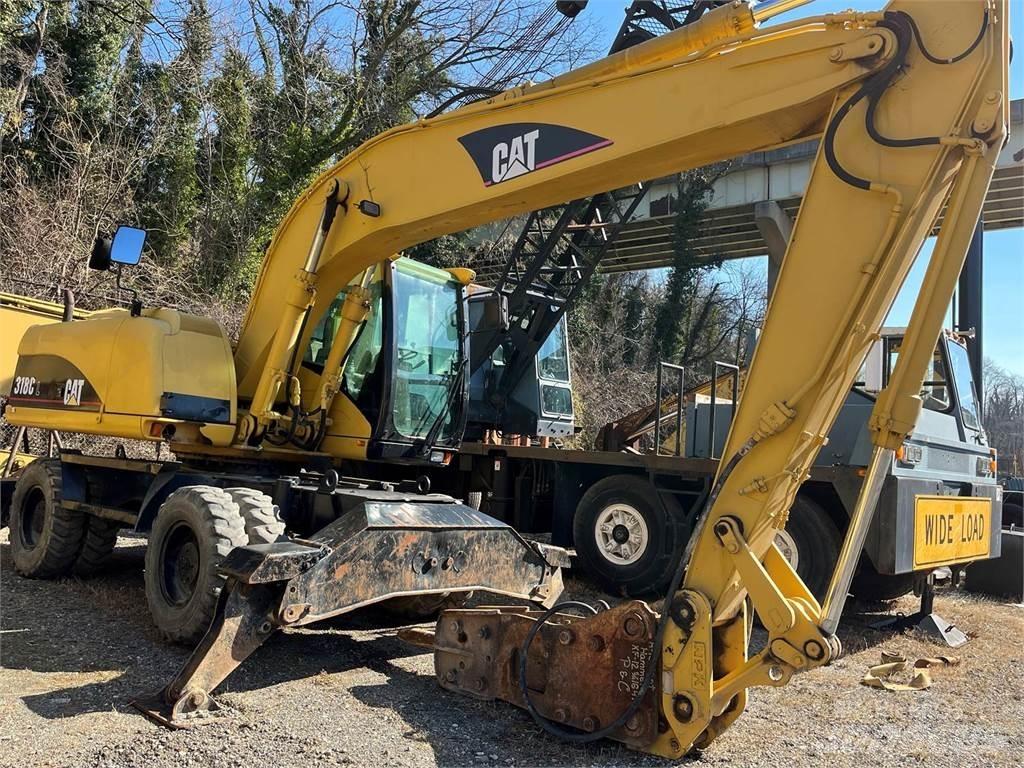 CAT M318C Gravemaskiner på hjul
