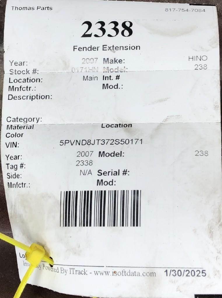 Hino 238 Transport – Andet