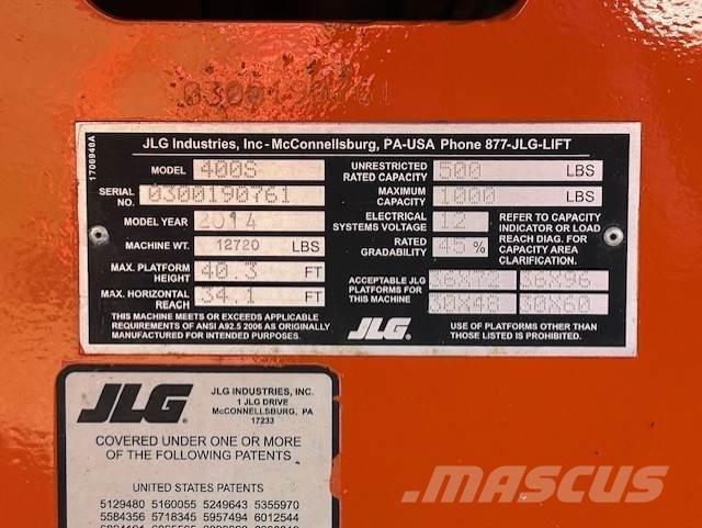 JLG 400S Andre lifte og platforme