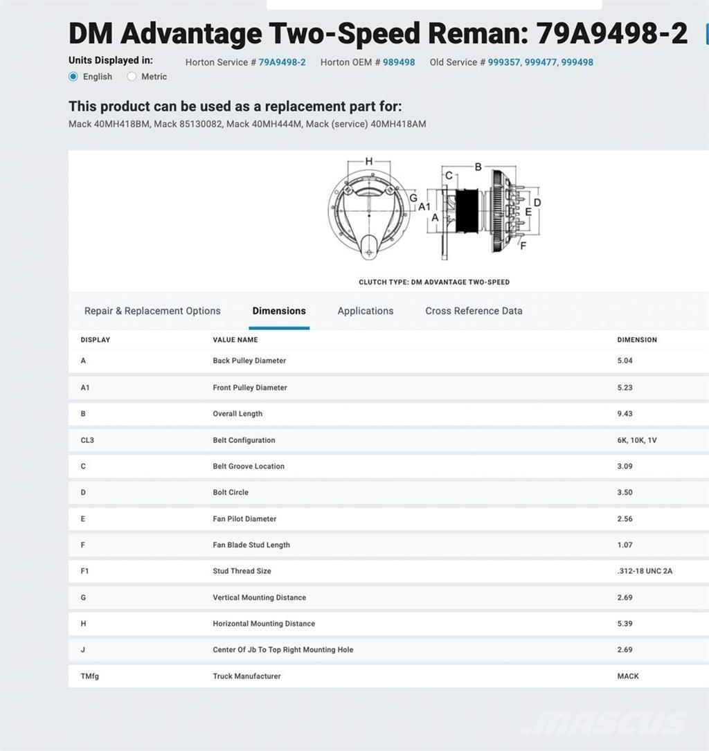 Mack AMI Transport – Andet
