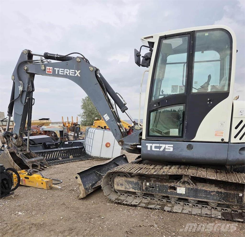 Terex TC75 Gravemaskiner på larvebånd