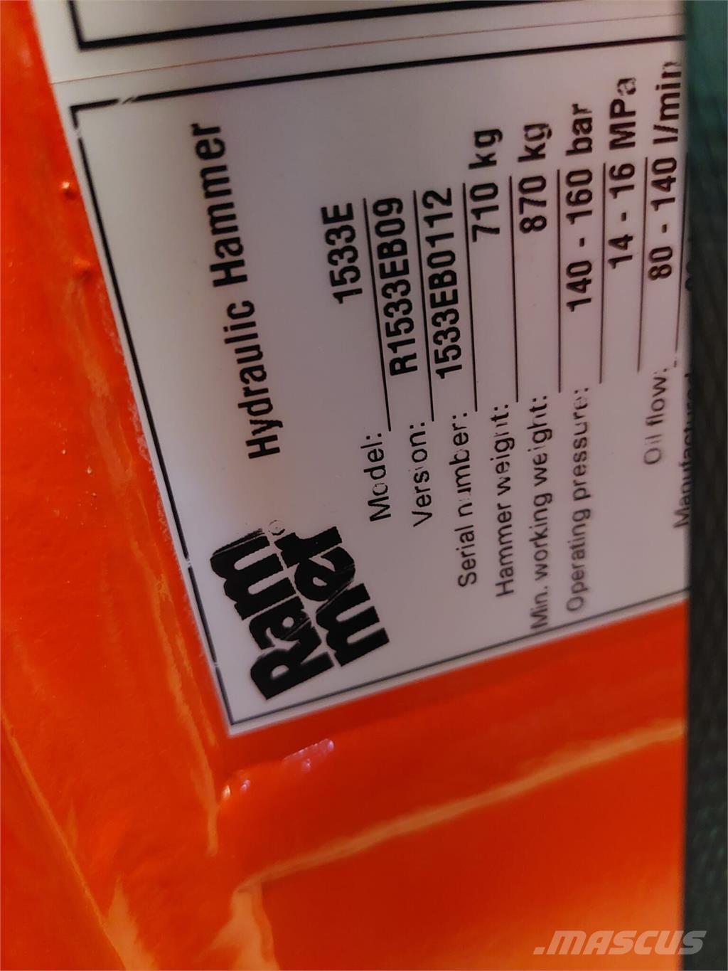 Rammer 1533E Entreprenør - Andet
