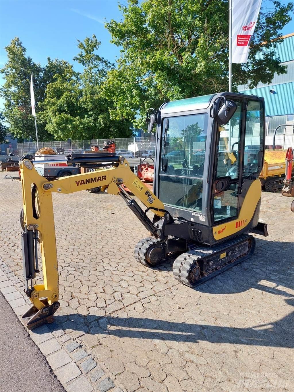 Yanmar SV16 Gravemaskiner på larvebånd