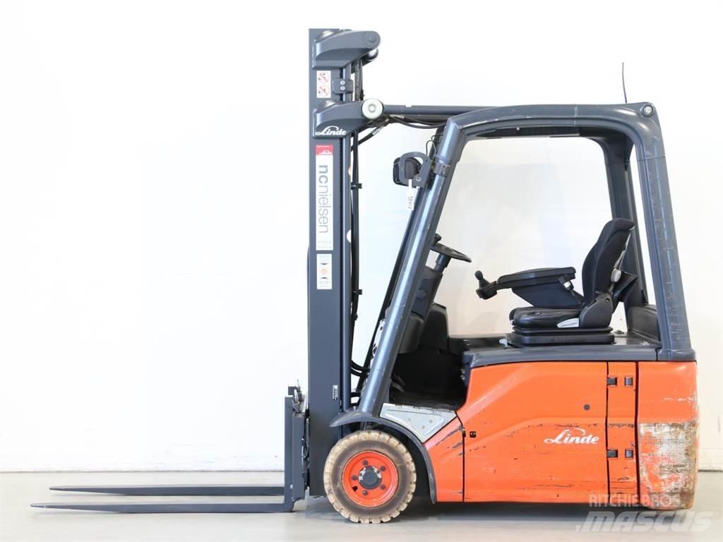 Linde E16/386-01 El gaffeltrucks