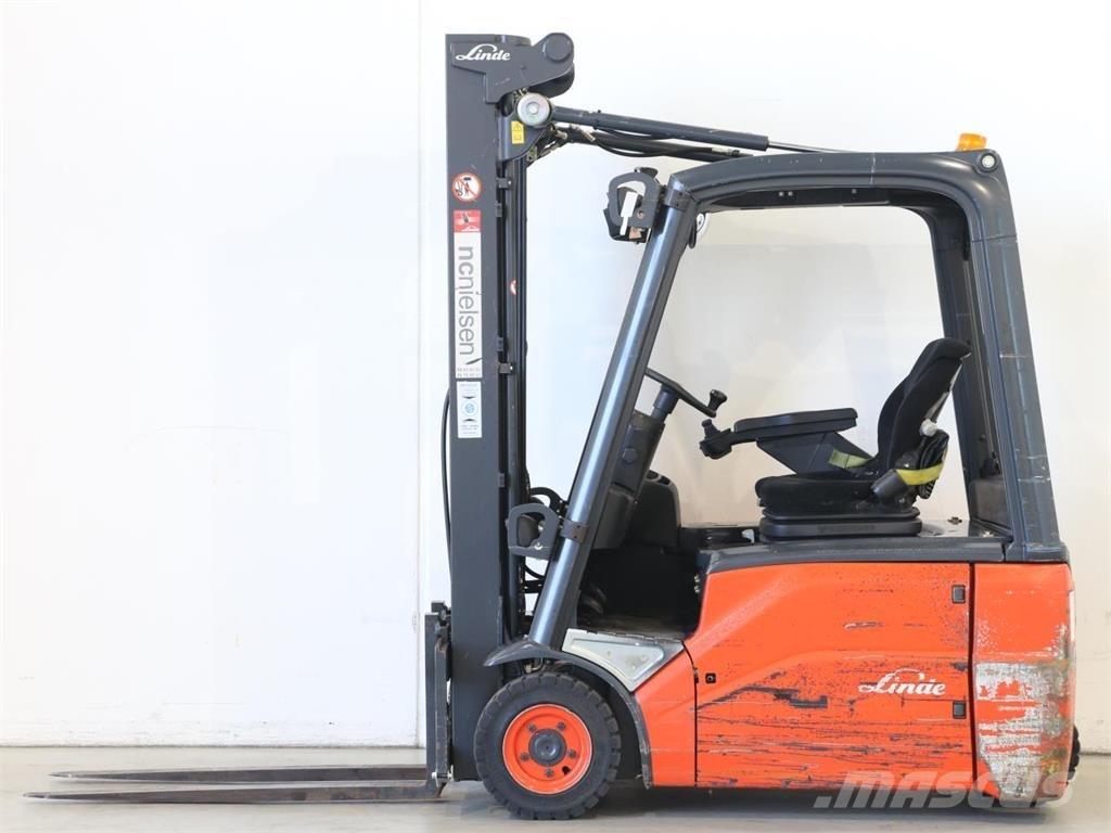 Linde E16/386-01 El gaffeltrucks