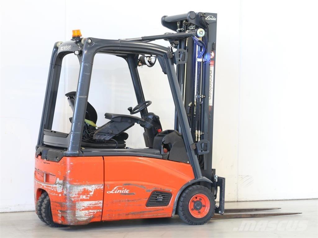 Linde E16/386-01 El gaffeltrucks