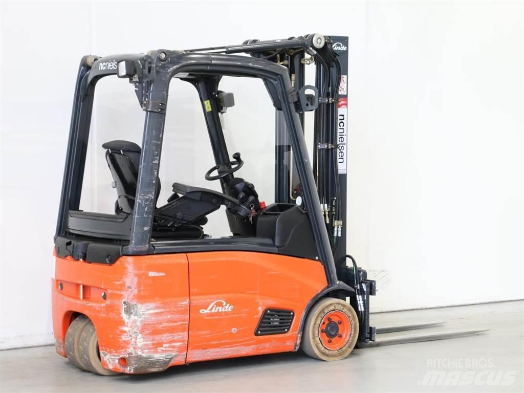 Linde E16/386-01 El gaffeltrucks