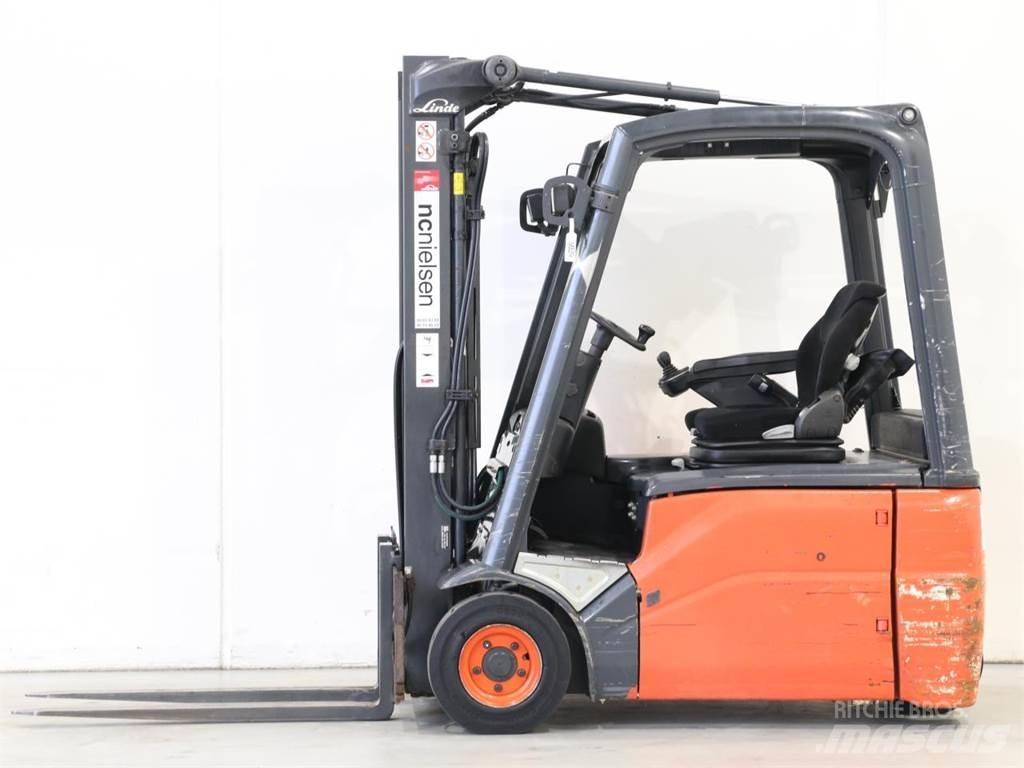 Linde E16/386-01 El gaffeltrucks