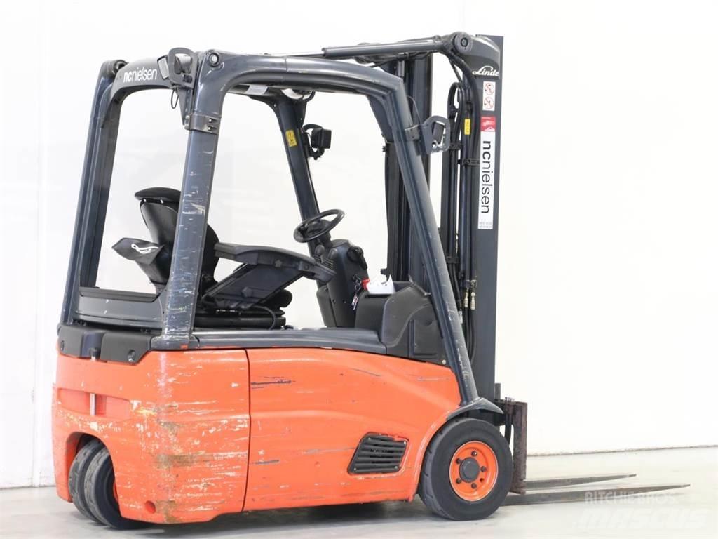 Linde E16/386-01 El gaffeltrucks
