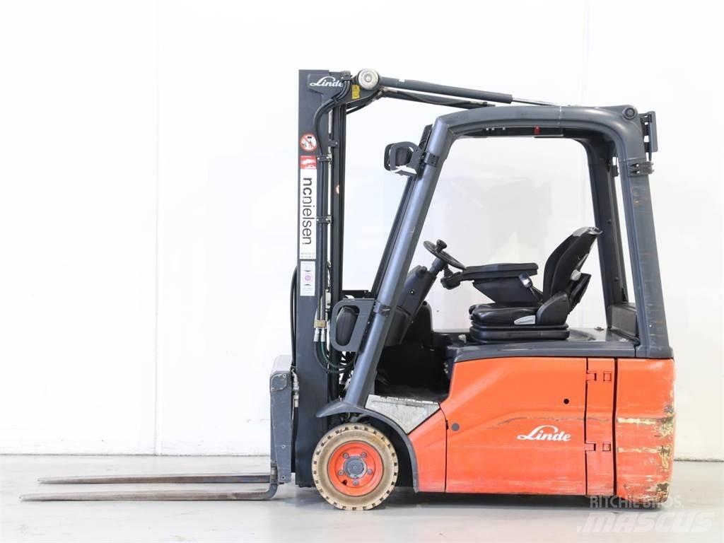 Linde E16/386-01 El gaffeltrucks