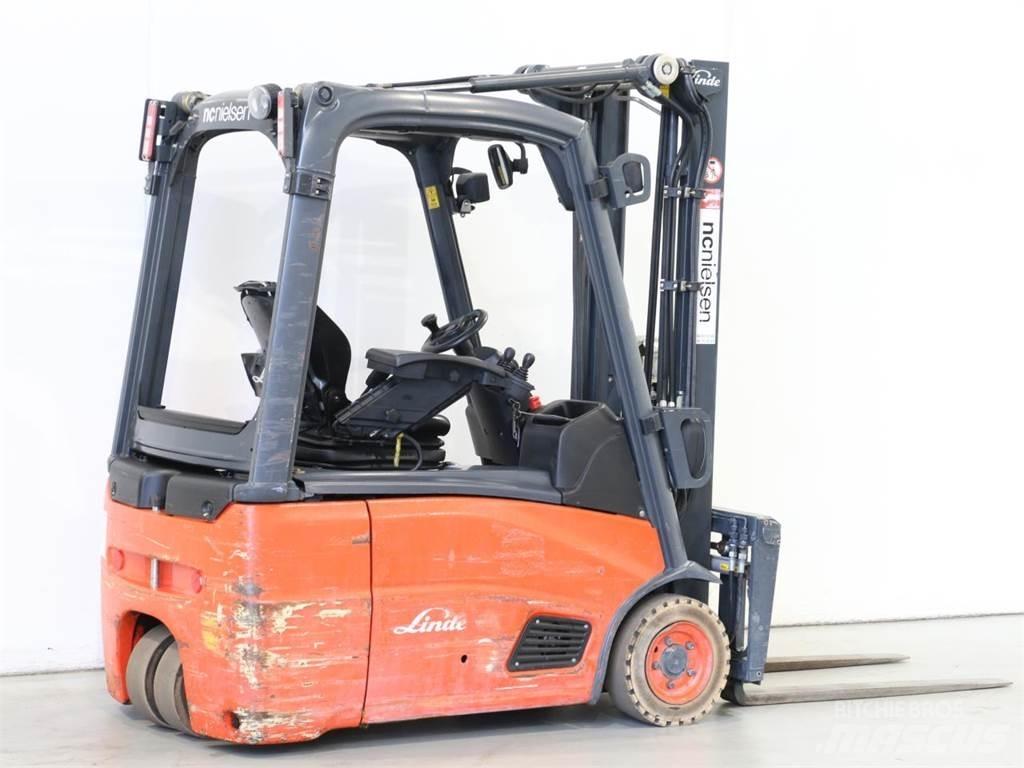 Linde E16/386-01 El gaffeltrucks