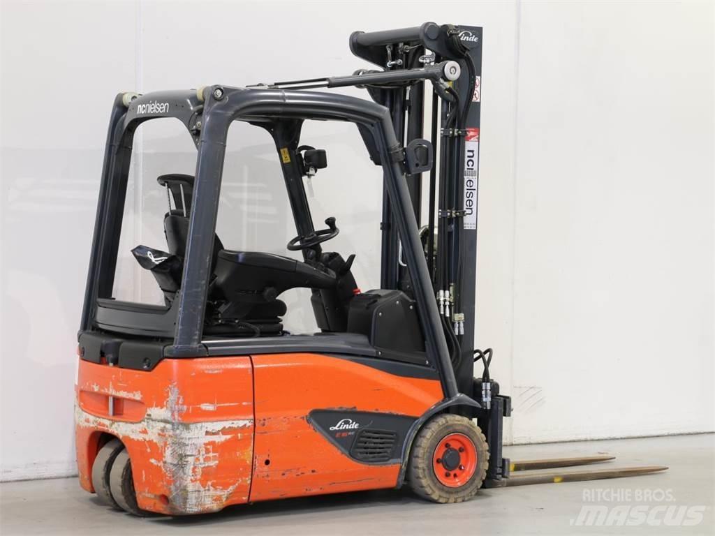 Linde E16/386-02 El gaffeltrucks