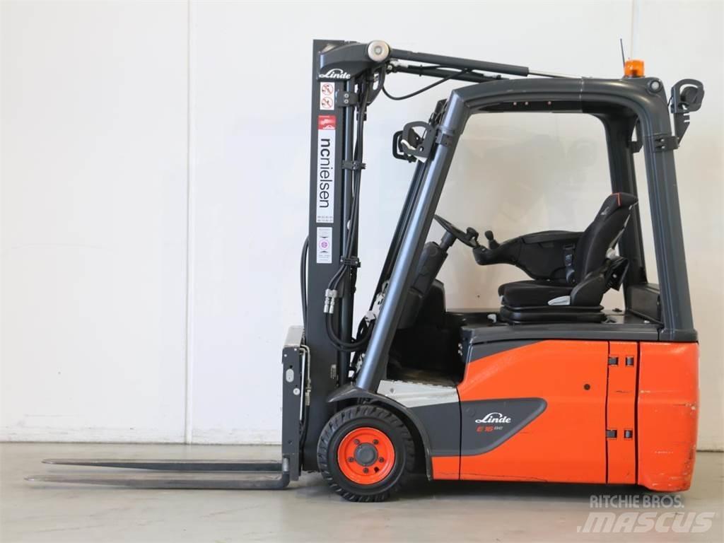 Linde E16/386-02 EVO El gaffeltrucks
