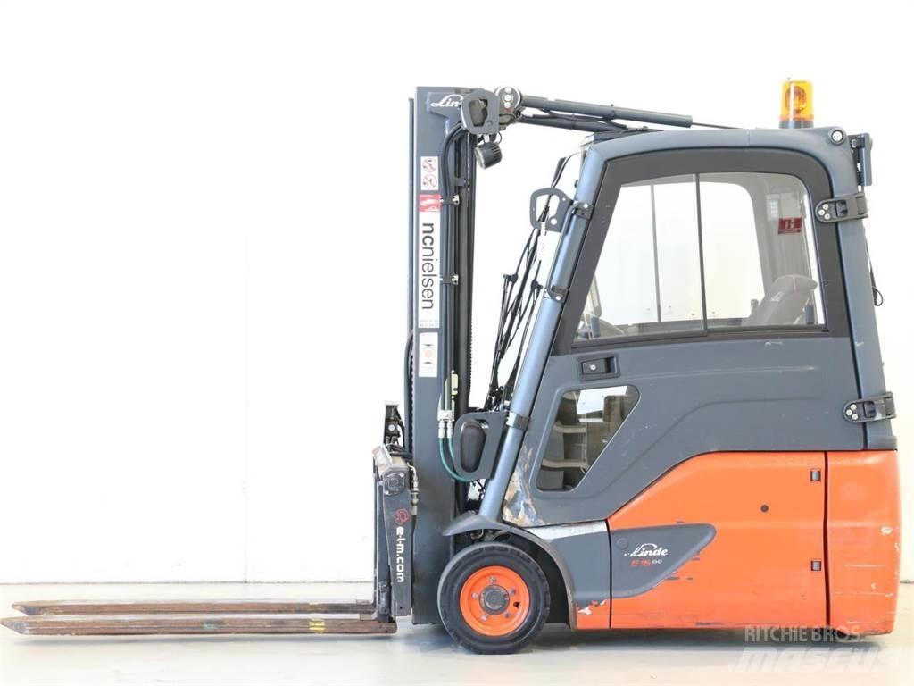 Linde E16/386-02 EVO El gaffeltrucks
