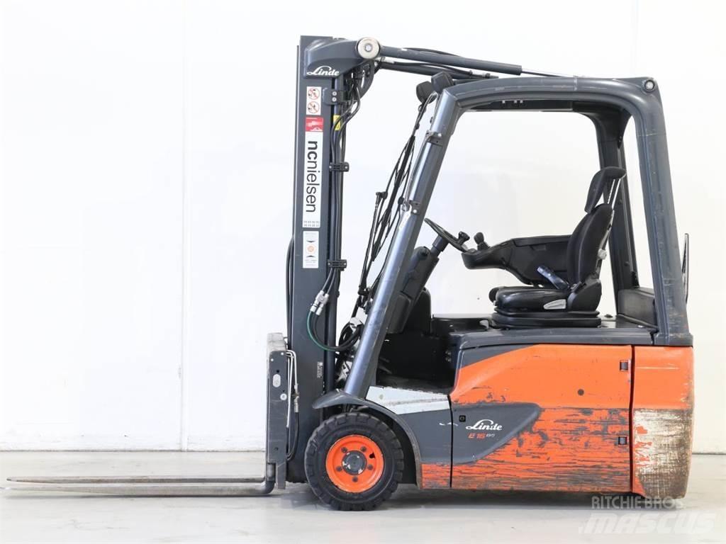 Linde E16 EVO/386-02 El gaffeltrucks