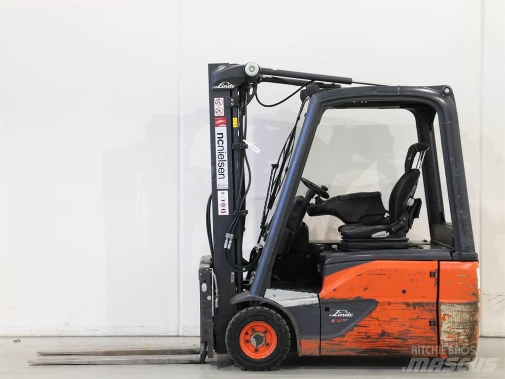 Linde E16 EVO/386-02 El gaffeltrucks