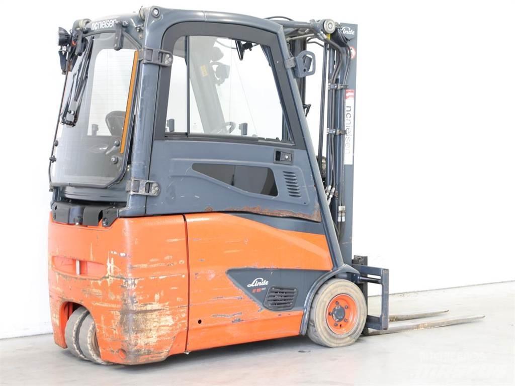 Linde E16H/386-02 El gaffeltrucks