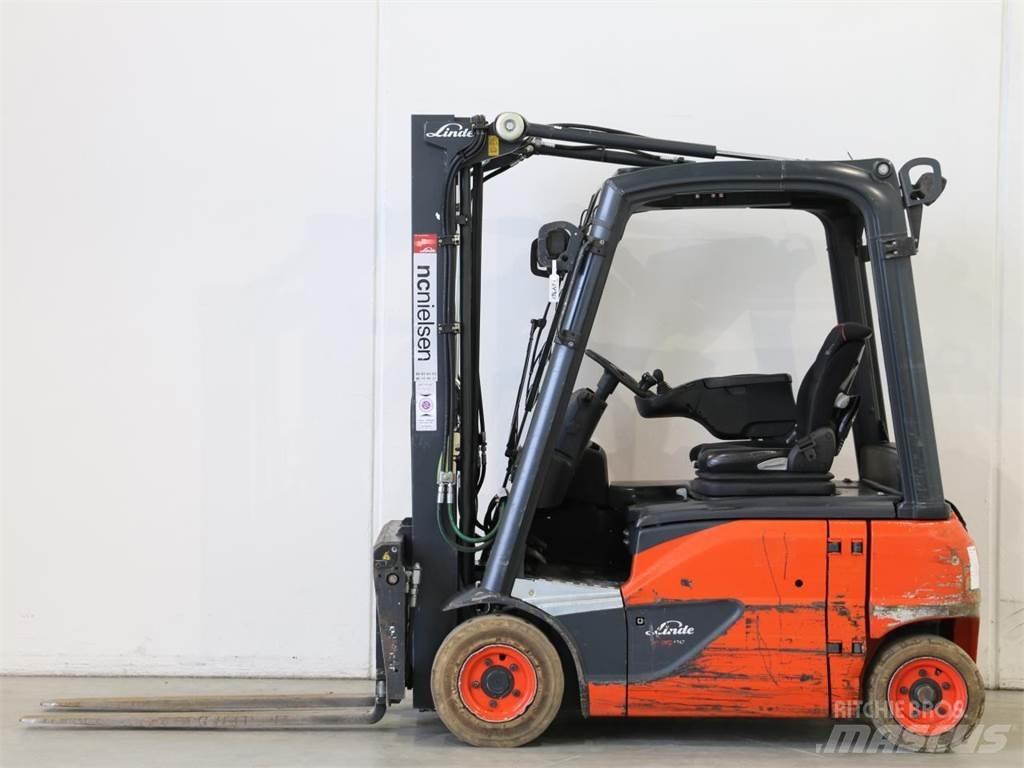 Linde E16P/386-02 El gaffeltrucks