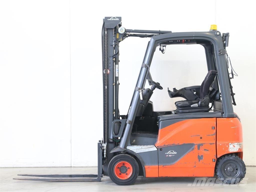 Linde E18PH/386-02 El gaffeltrucks