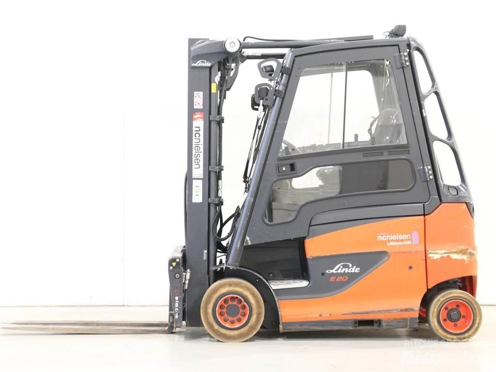 Linde E20/600H/387 El gaffeltrucks