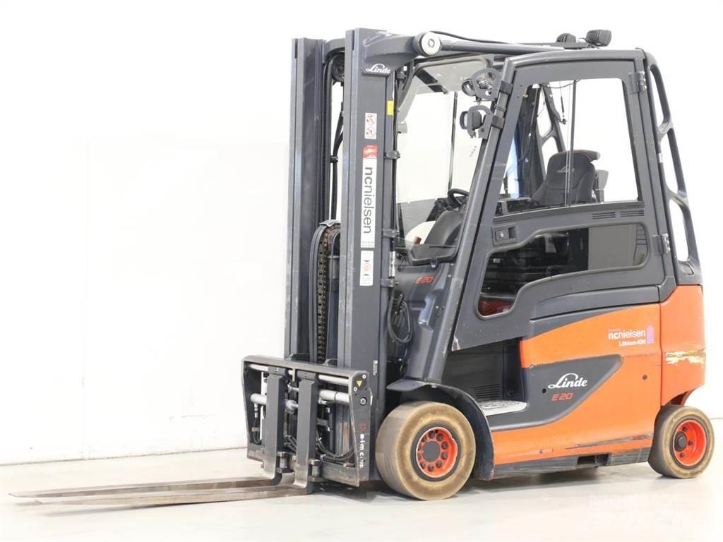 Linde E20/600H/387 El gaffeltrucks