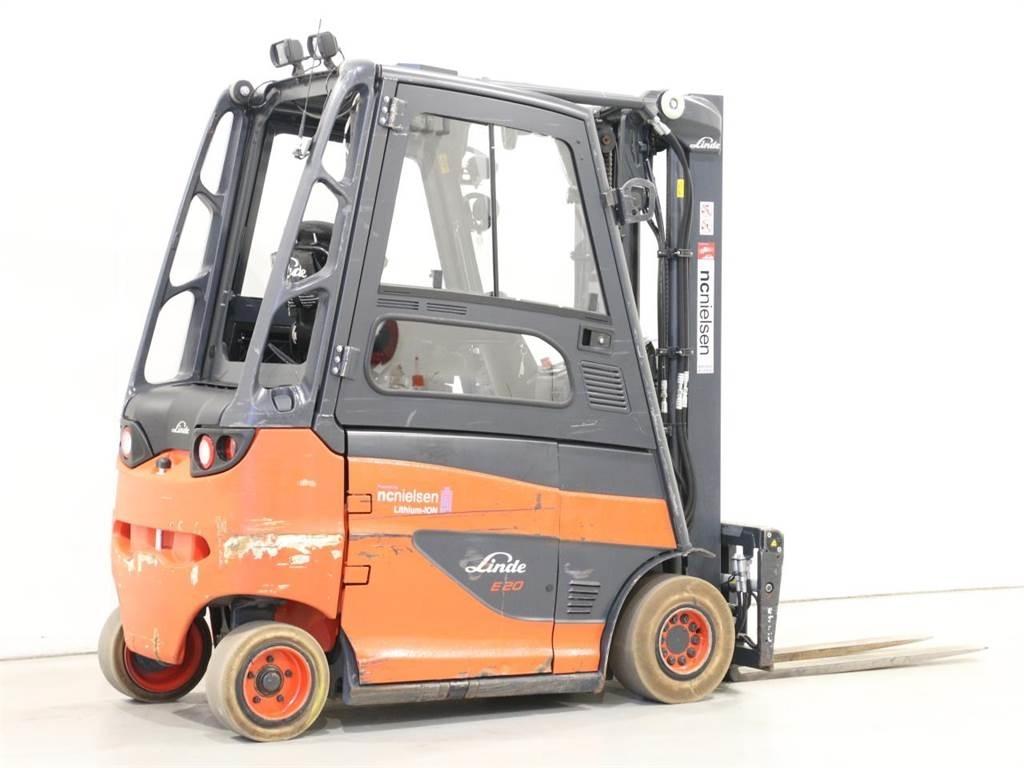 Linde E20/600H/387 El gaffeltrucks