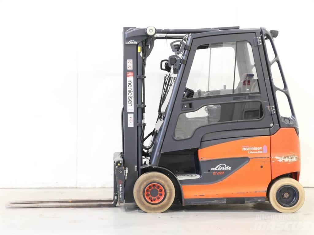 Linde E20/600H/387 El gaffeltrucks