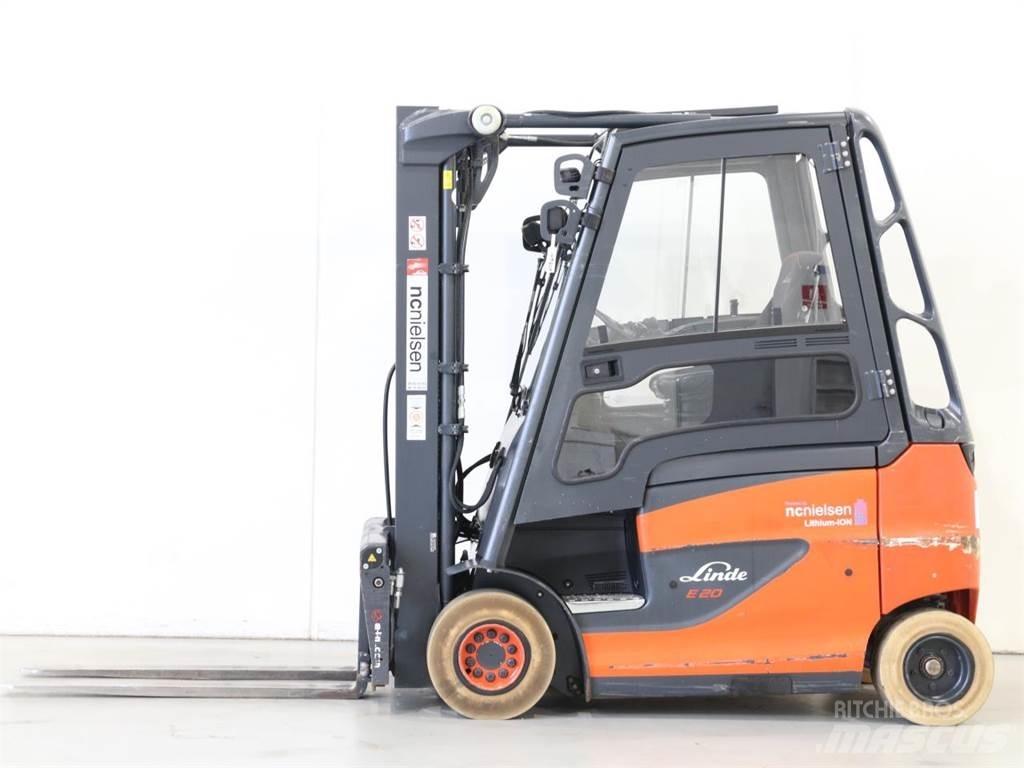Linde E20/600H/387 El gaffeltrucks