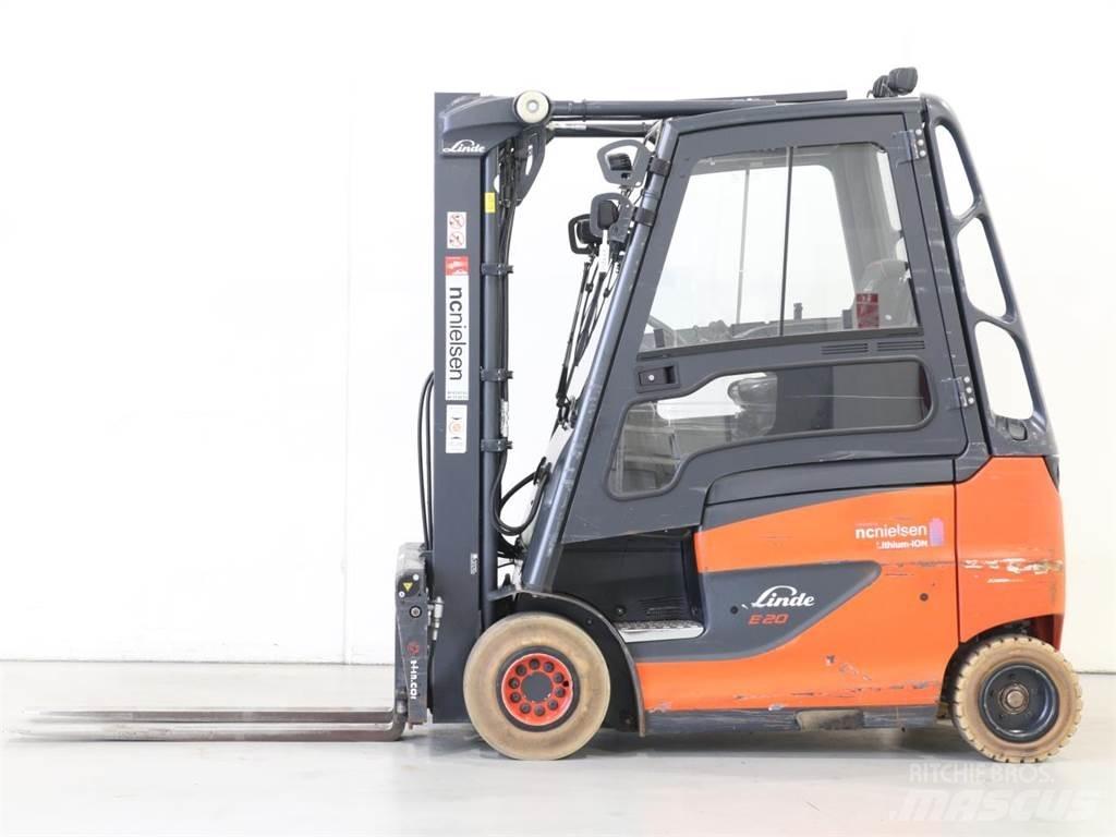 Linde E20/600H/387 El gaffeltrucks