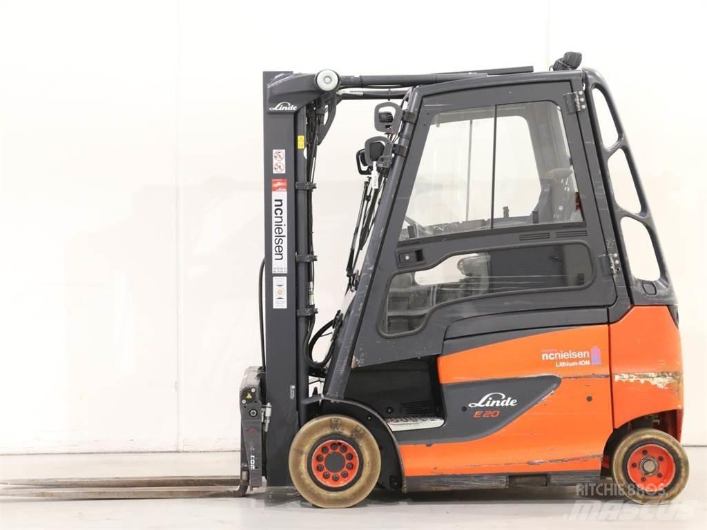 Linde E20/600H/387 El gaffeltrucks