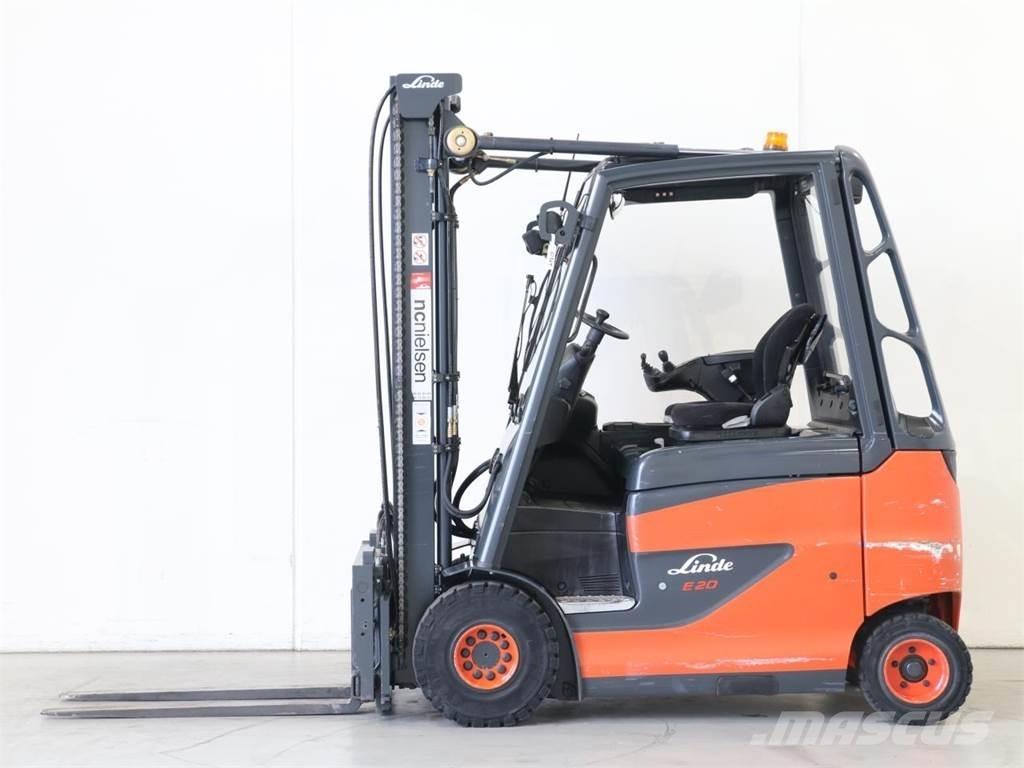 Linde E20/600H/387 El gaffeltrucks
