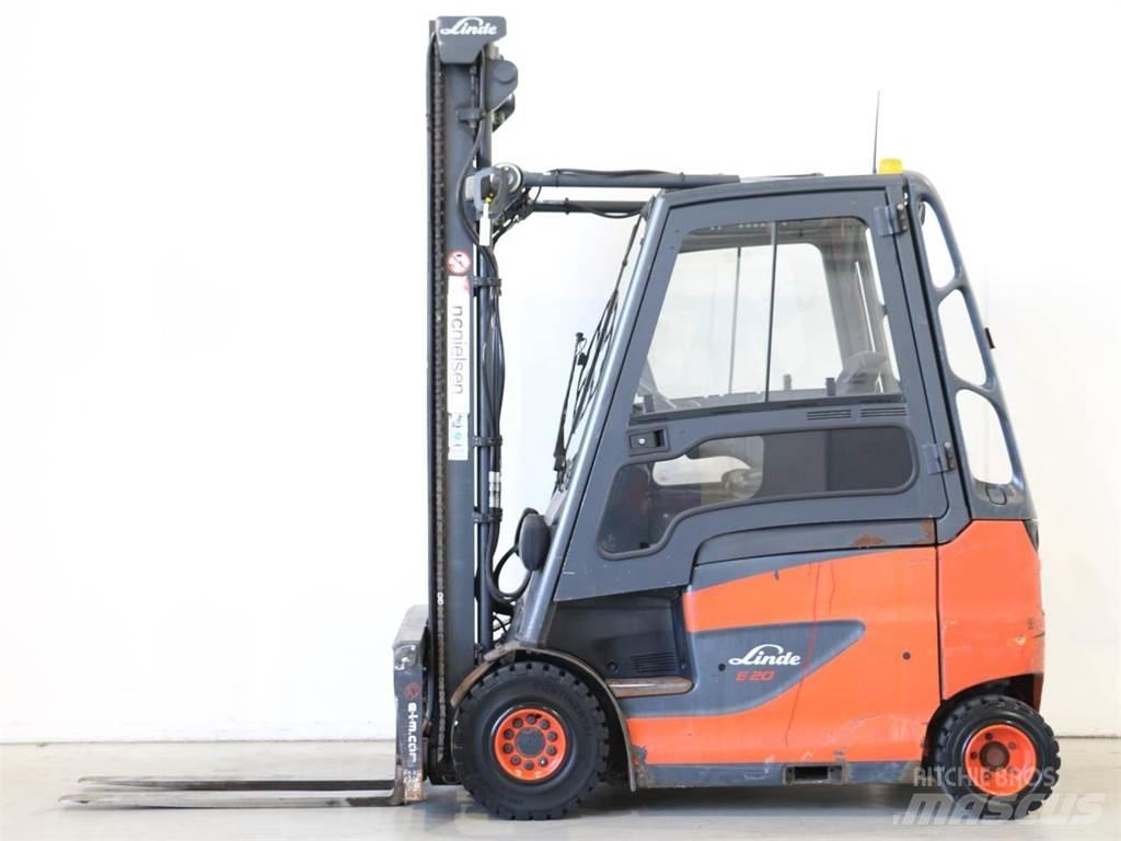 Linde E20/600H/387 El gaffeltrucks