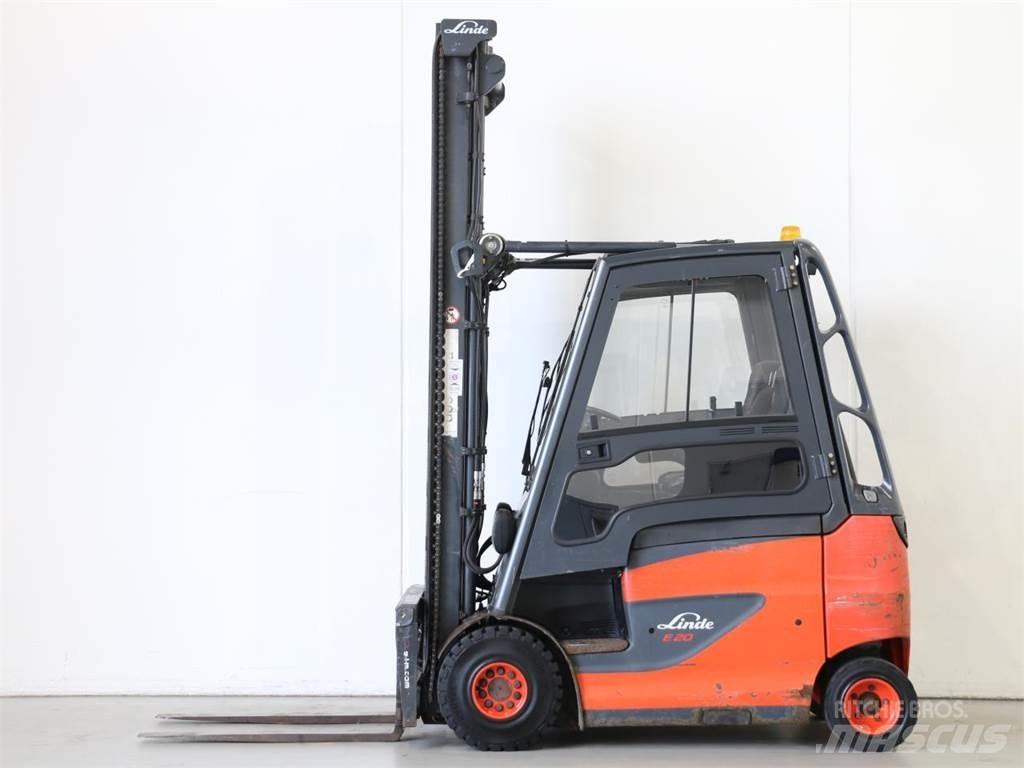 Linde E20/600H/387 El gaffeltrucks