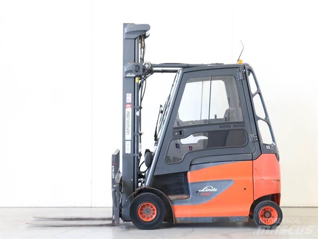 Linde E20/600H/387 El gaffeltrucks