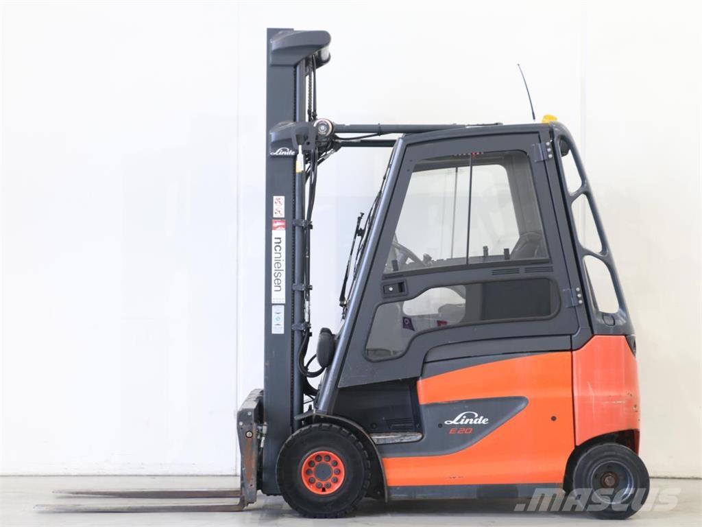 Linde E20/600H/387 El gaffeltrucks