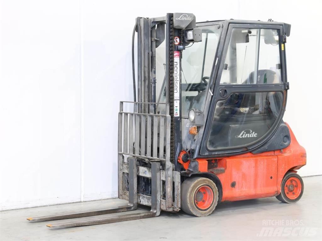 Linde E20P/335-02 El gaffeltrucks