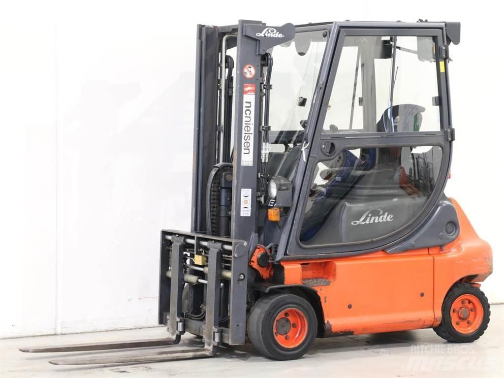 Linde E20P/335-02 El gaffeltrucks