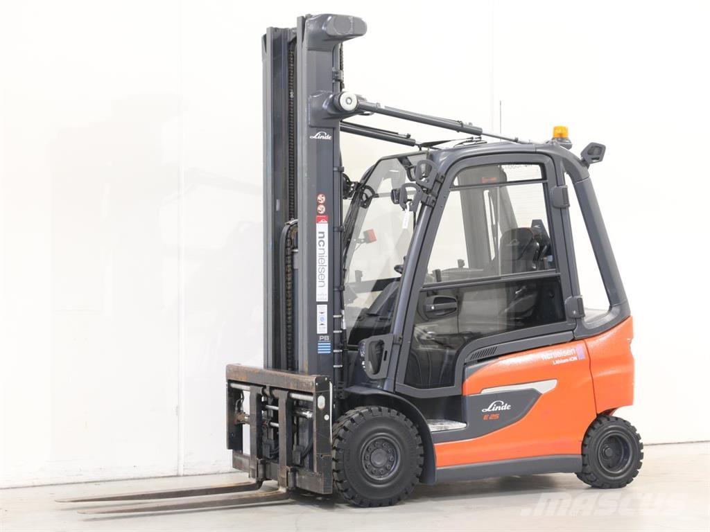 Linde E25/1252-01 El gaffeltrucks